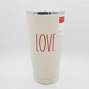 Rae dunn valentine stainless tumbler love